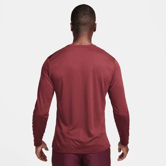 Nike Dri-Fit Miler Erkek Kırmızı  Koşu T-Shirt