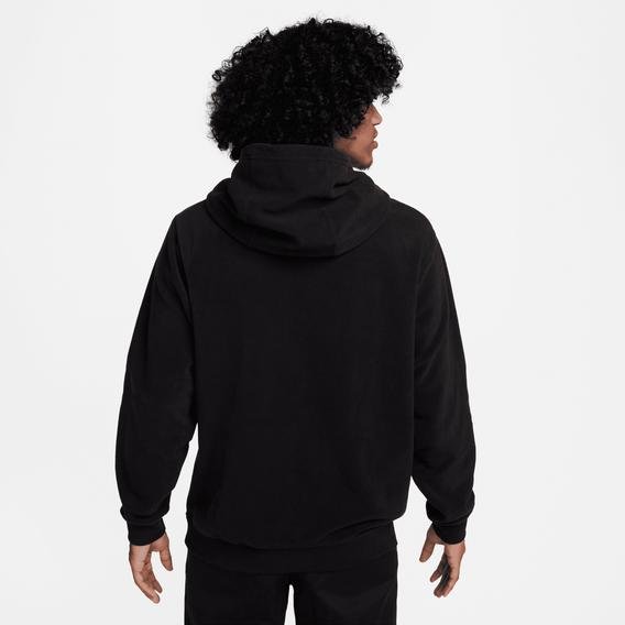 Nike Sportswear Hoodie Polar Fleece Erkek Siyah Günlük Sweatshirt