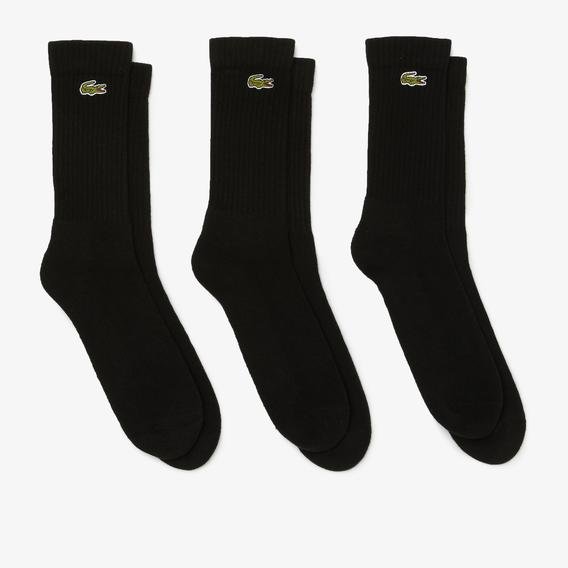 Lacoste Erkek 3'lü Siyah Çorap