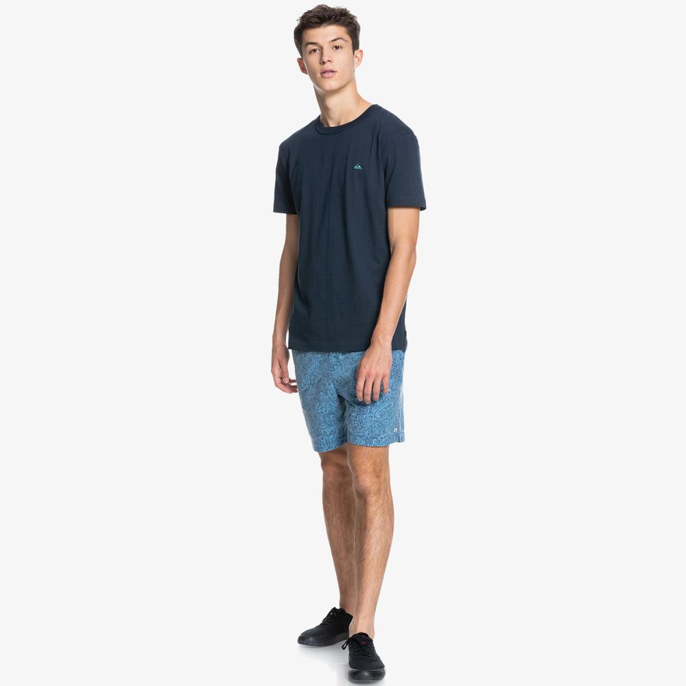 Quiksilver Essentials Erkek Lacivert Günlük T-Shirt