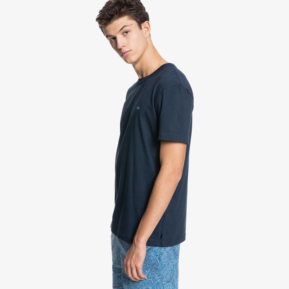 Quiksilver Essentials Erkek Lacivert Günlük T-Shirt