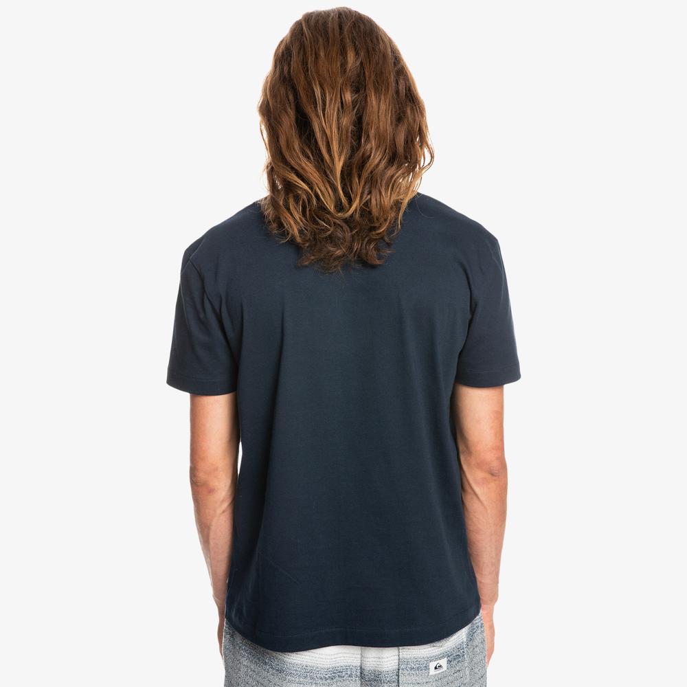 Quiksilver Essentials Erkek Lacivert Günlük T-Shirt