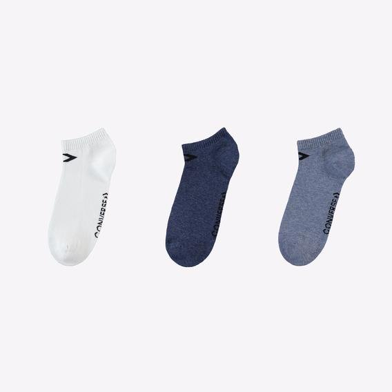 Converse Basic Flatknit 3 Parça Erkek Beyaz Çorap