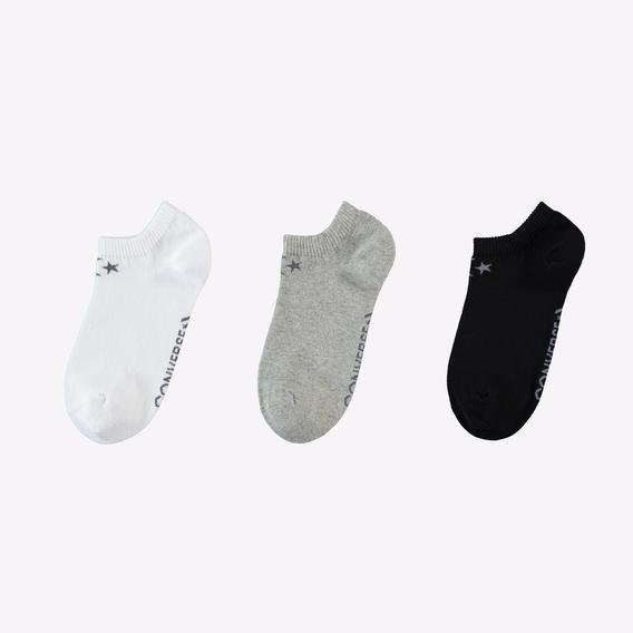 Converse Basic Flat Knit 3 Parça Kadın Beyaz Çorap