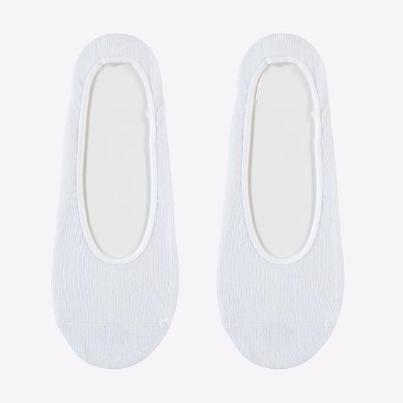 Converse Footie Flat Knit 2 Parça Erkek Beyaz Çorap