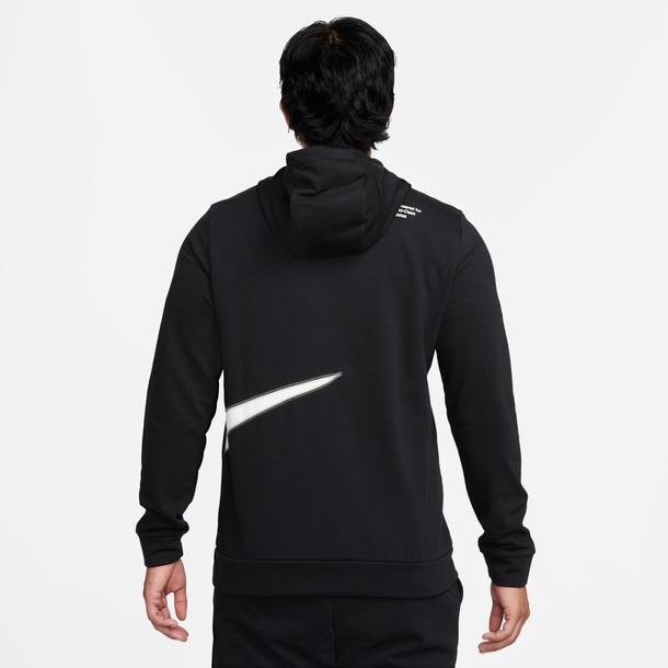 Nike Dri Fit Fleece Full Zip Energy Erkek Siyah Günlük Sweatshirt