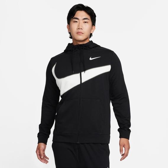 Nike Dri Fit Fleece Full Zip Energy Erkek Siyah Günlük Sweatshirt