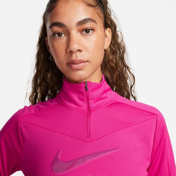 Nike Dri-FIT Swoosh Kadın Pembe Sweatshirt