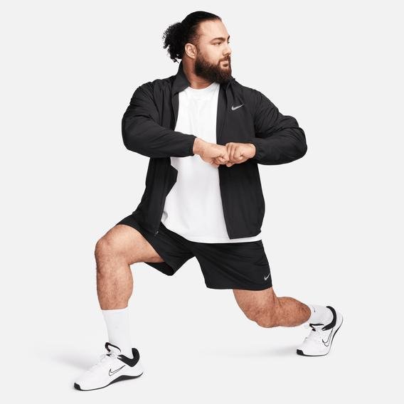 Nike Form Dri-Fit Erkek Siyah Antrenman Ceketi