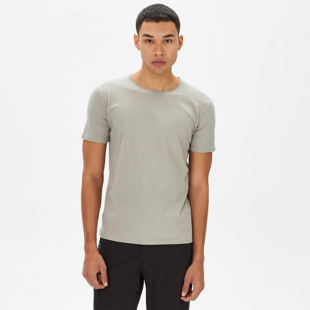 Nors Basic Loose Erkek Gri Tshirt