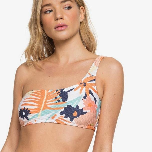 Roxy Swim The Sea Asymmetric Kadın Renkli Bikini Üstü