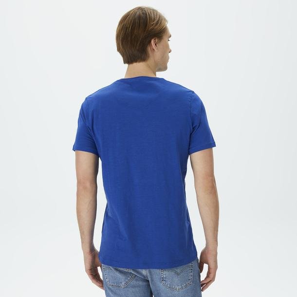 Superfly Erkek Mavi Günlük T-Shirt