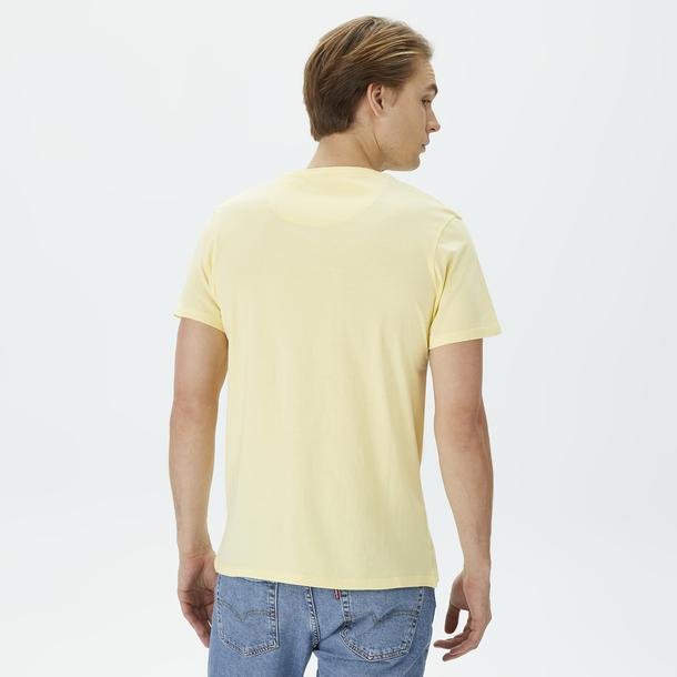 Superfly Erkek Sarı Günlük T-Shirt