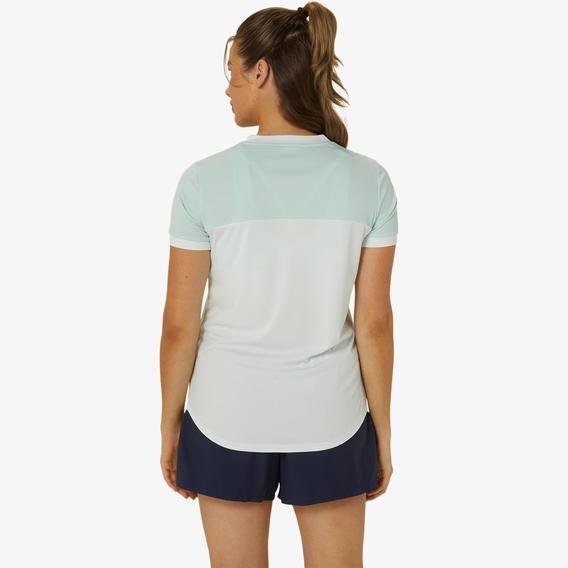 Asics Court Ss Top Kadın Beyaz Tenis T-Shirt