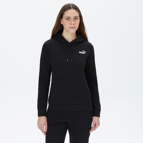 Puma Essentials Embroidery Kadın Siyah Günlük Sweatshirt