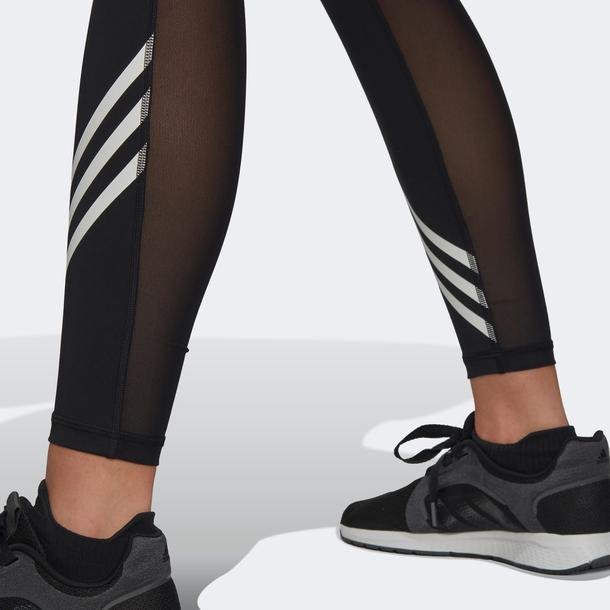 adidas Techfit 3 Stripes Kadın Siyah Antrenman Taytı