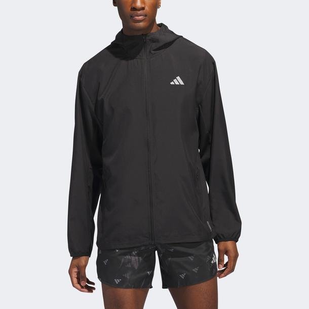 adidas Run It Jacket Erkek Siyah Koşu Ceketi