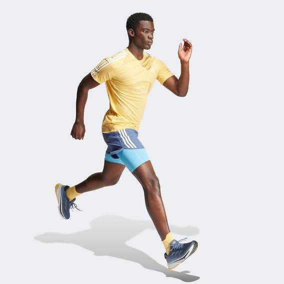 adidas Otr E 3S Tee Erkek Sarı Koşu T-Shirt