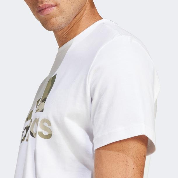 adidas Camo G T 1 Erkek Beyaz Günlük T-Shirt