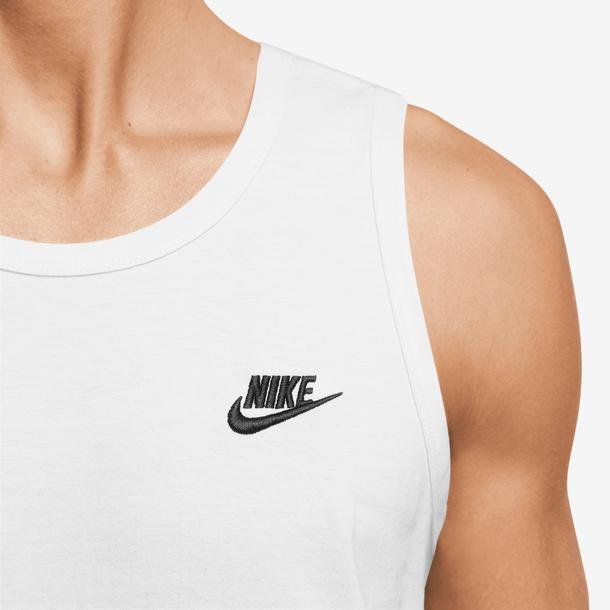 Nike Sportswear Club Erkek Beyaz Günlük Atlet