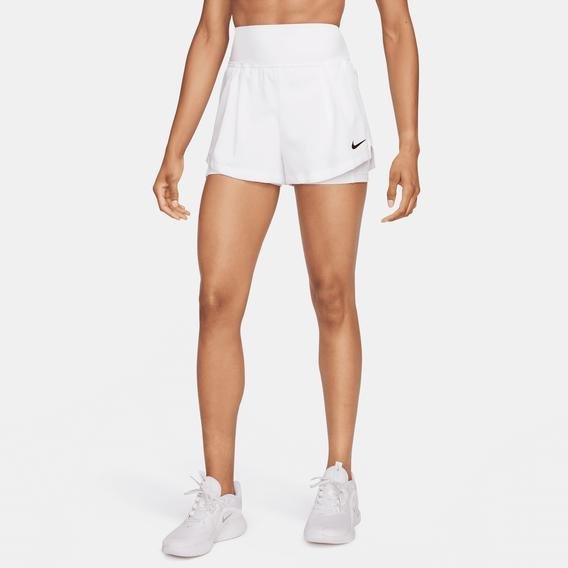 Nike Court Advantage Dri-Fit Kadın Beyaz Tenis Şortu