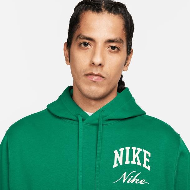Nike Club Po Stack Erkek Yeşil Günlük Sweatshirt