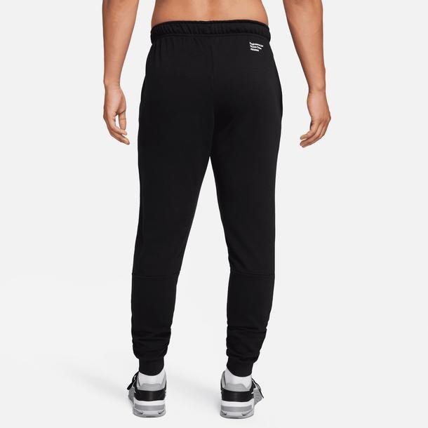Nike Dri-Fit Fleece Taper Erkek Siyah Eşofman Altı