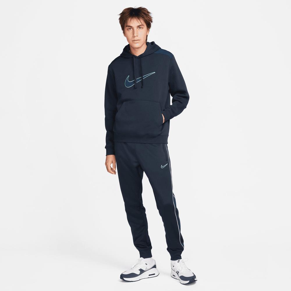 Nike Fleece Erkek Lacivert Kapüşonlu Sweatshirt