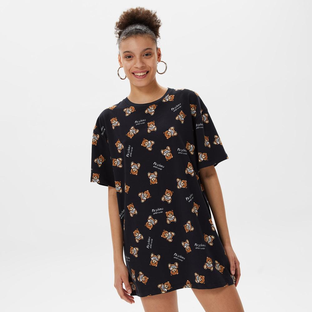 Moschino Kadın Siyah T-Shirt