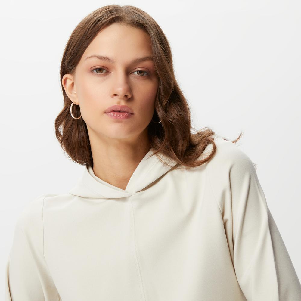 Calvin Klein Tape Milano Bej Kadın Sweatshirt