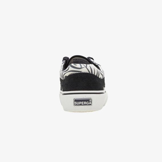Superga 2941 Revolley Zebra Print Unisex Siyah-Beyaz Sneaker