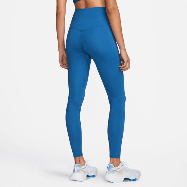 Nike One Dri-Fit High-Waisted Kadın Mavi Antrenman Taytı