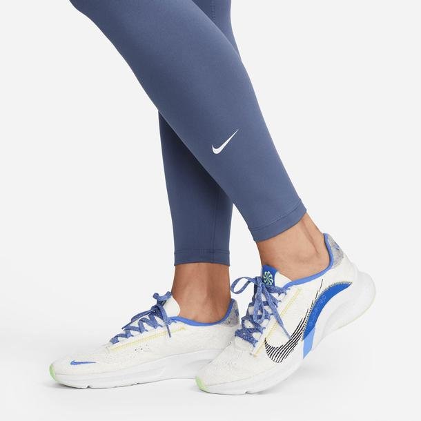 Nike One Dri-Fit Kadın Mavi Antrenman Tayt