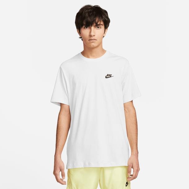 Nike M Nsw Club Spor Ti Erkek Beyaz Günlük T-Shirt