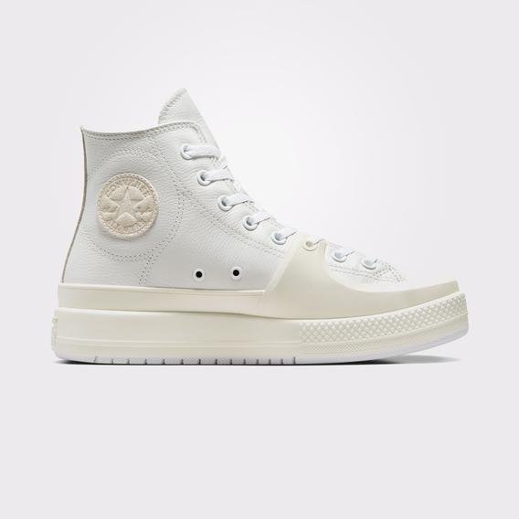 Converse Chuck Taylor All Star Construct Leather Unisex Beyaz Sneaker