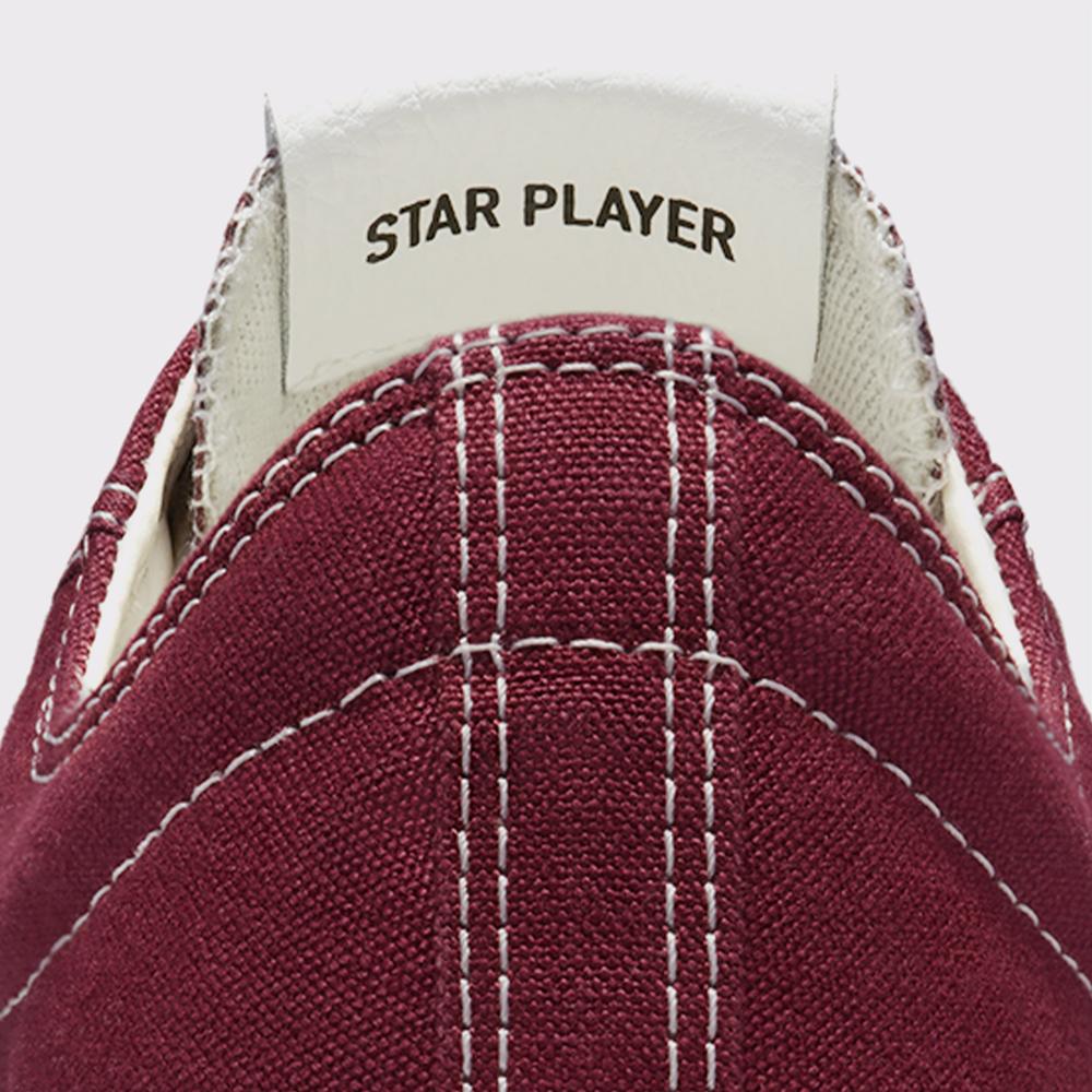 Converse Star Player 76  Unisex Bordo Sneaker