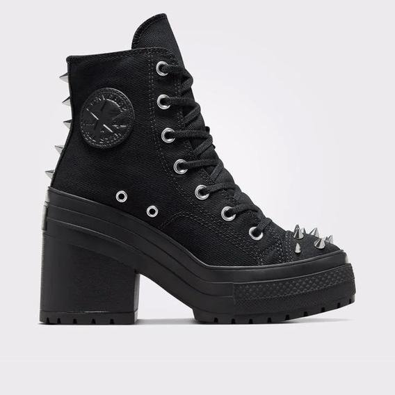 Converse Chuck 70 De Luxe Heel Platform Studded Kadın Siyah Sneaker