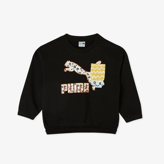 Puma Classics Çocuk Siyah Sweatshirt