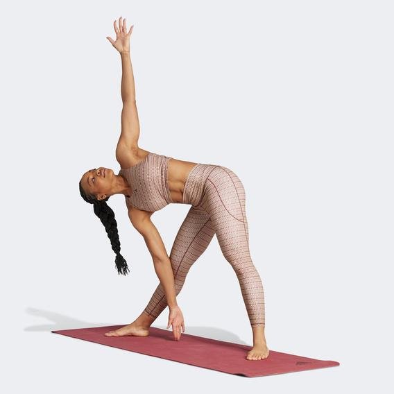 adidas Yoga Studio Print Kadın Bordo Bra