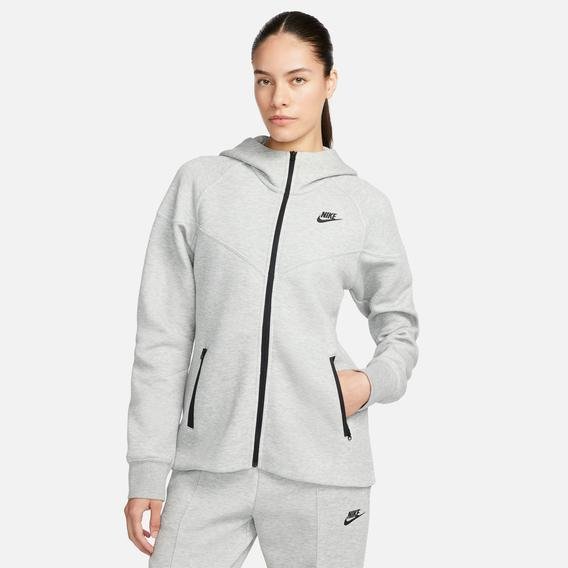 Nike Sportswear Tech Fleece Kadın Gri Günlük Eşofman Üstü