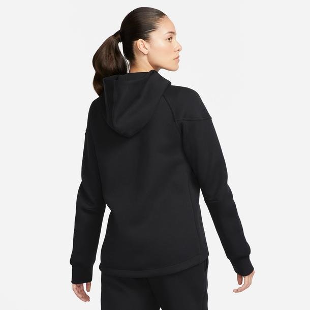 Nike Sportswear Tech Fleece Windrunner Kadın Siyah Günlük Eşofman Üstü