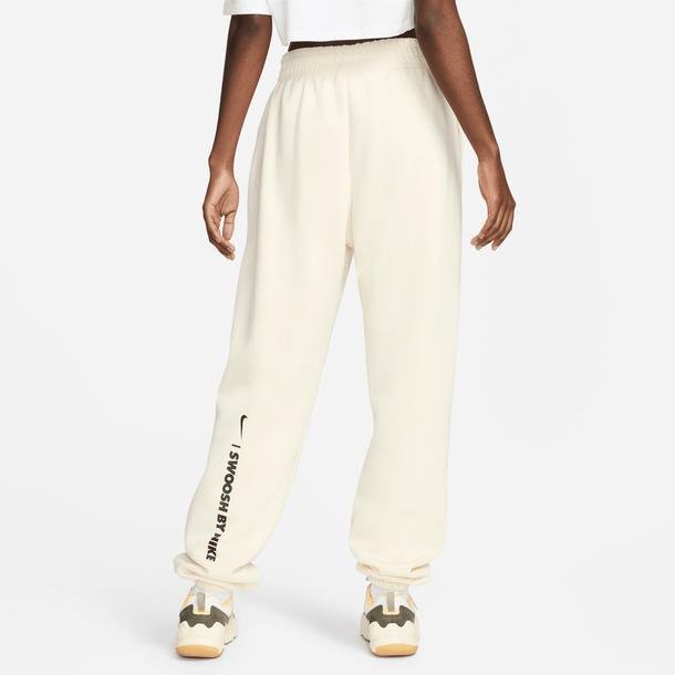 Nike Sportswear Loose Fleece Kadın Beyaz Günlük Eşofman Altı