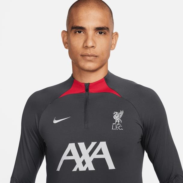 Nike Liverpool FC Strike Erkek Siyah Futbol Sweatshirt