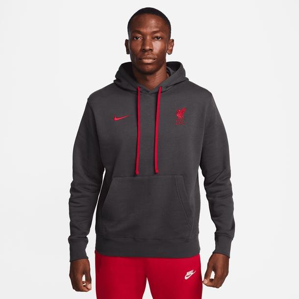 Nike Liverpool FC Club Erkek Siyah Günlük Sweatshirt