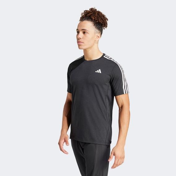 adidas Otr E 3-Stripes Erkek Siyah T-Shirt