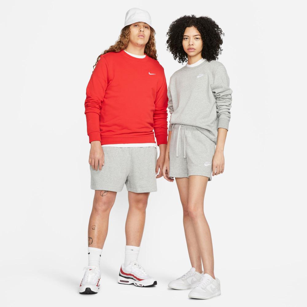 Nike Sportswear Club Fleece Kadın Gri Şort
