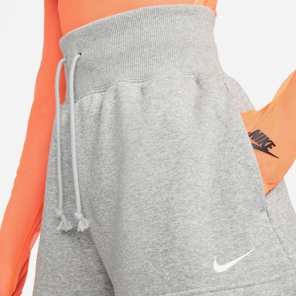 Nike Sportswear Phoenix Fleece Kadın Gri Günlük Şort