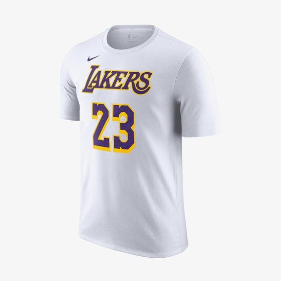 Nike Los Angeles Lakers Nike NBA Erkek Beyaz Forma