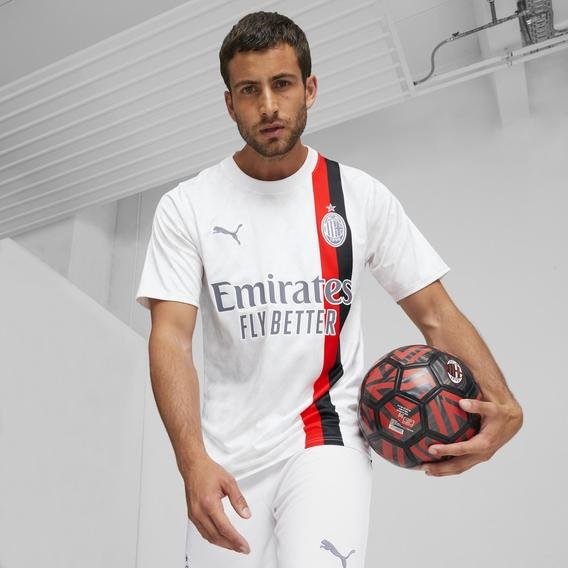 Puma AC Milan Away Jersey Replica Unisex Beyaz Futbol Forması