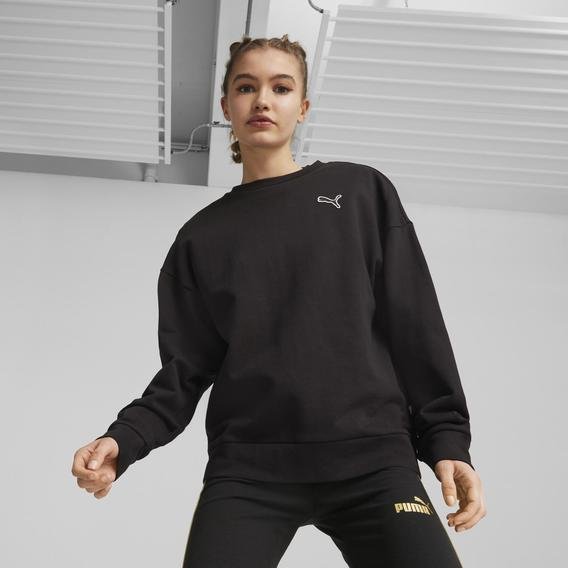 Puma Better Essentıals Crew Kadın Siyah Sweatshirt